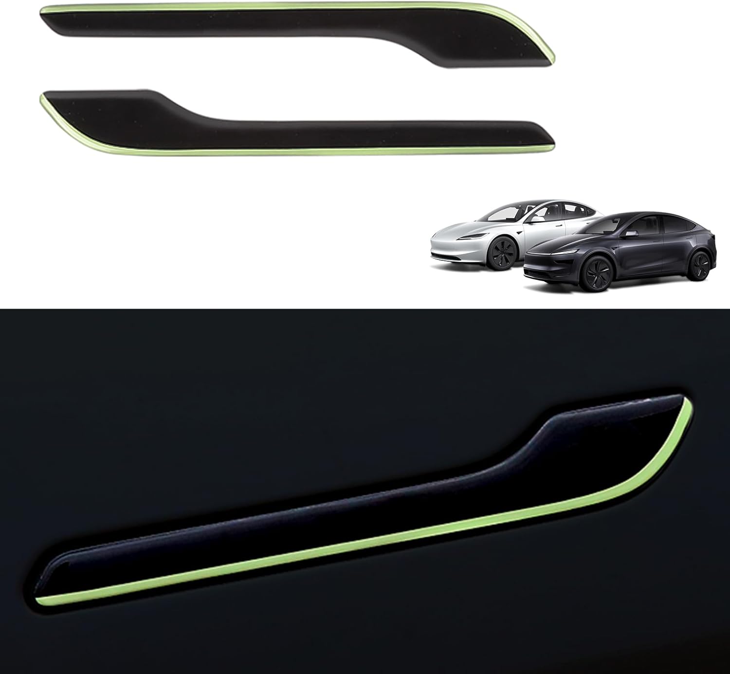 Car Door Handle Protector - Naklejki na samochód Tesla Model 3