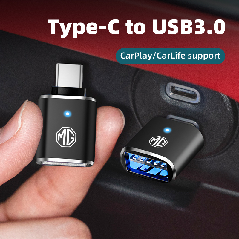 Car Accessories Quirky - Adapter LED do samochodu, kabel USB-C