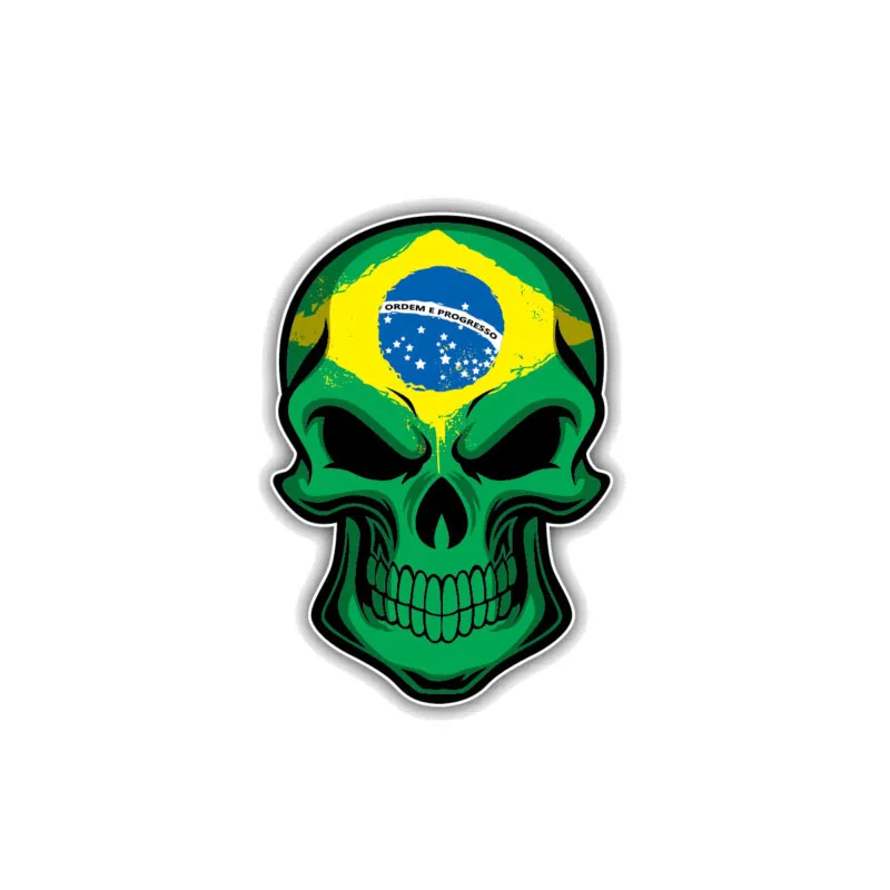Car Accessories Usa - Kreatywny odblaskowe naklejki samochodowe flaga brazylii