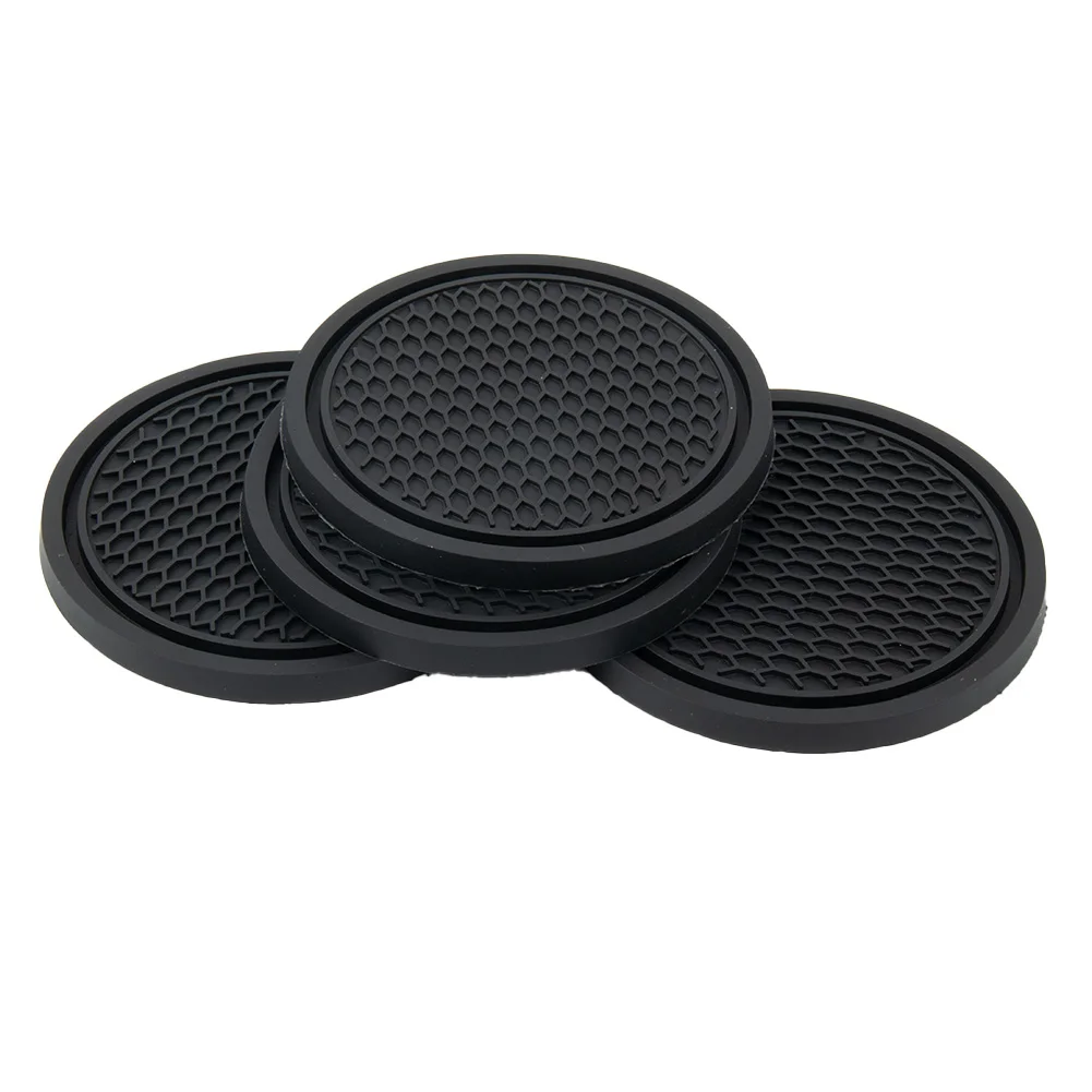 Car Accessories Unique - 4szt Podkładka samochodowa Antypoślizgowa mata silikonowa
