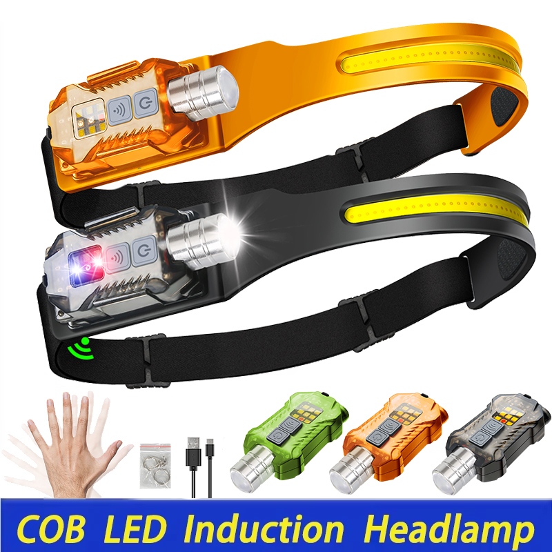 Led Headlight Bulbs - Mocna indukcyjna latarka czołowa LED z
