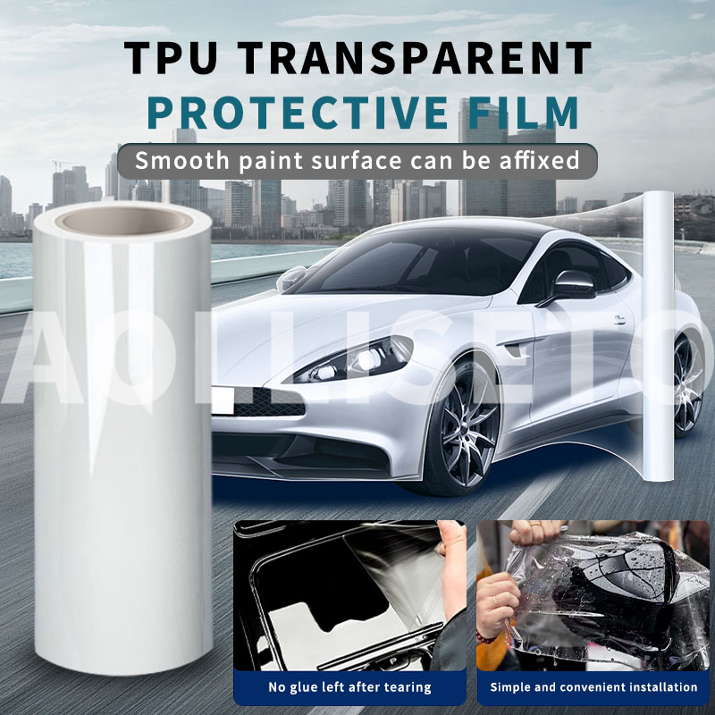 Car Door Handle Protector - Folia ochronna TPU Półprzezroczysta PPF Przezroczystość