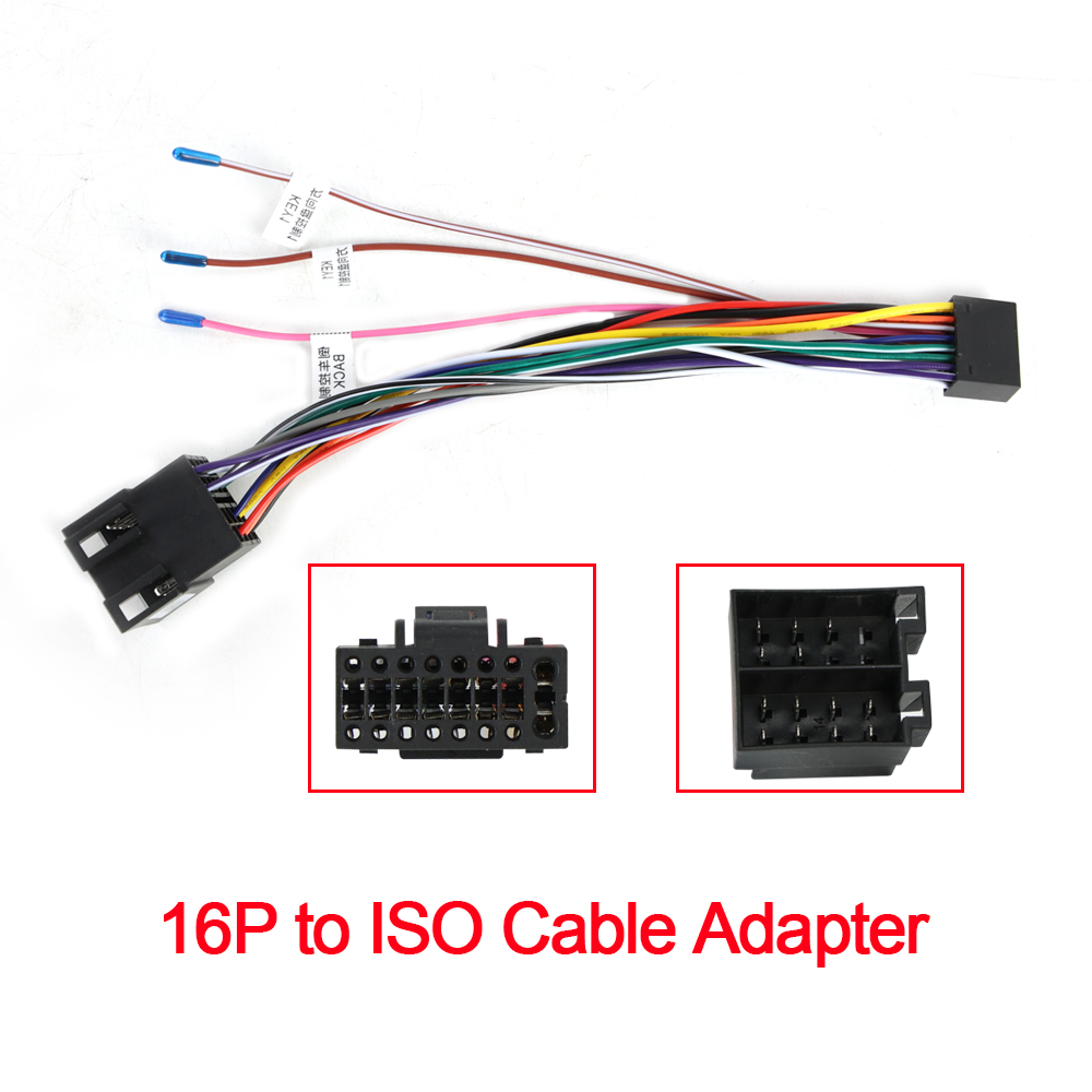Car Accessories Usa - 16-pinowy kabel wtykowy Standardowy adapter złącza