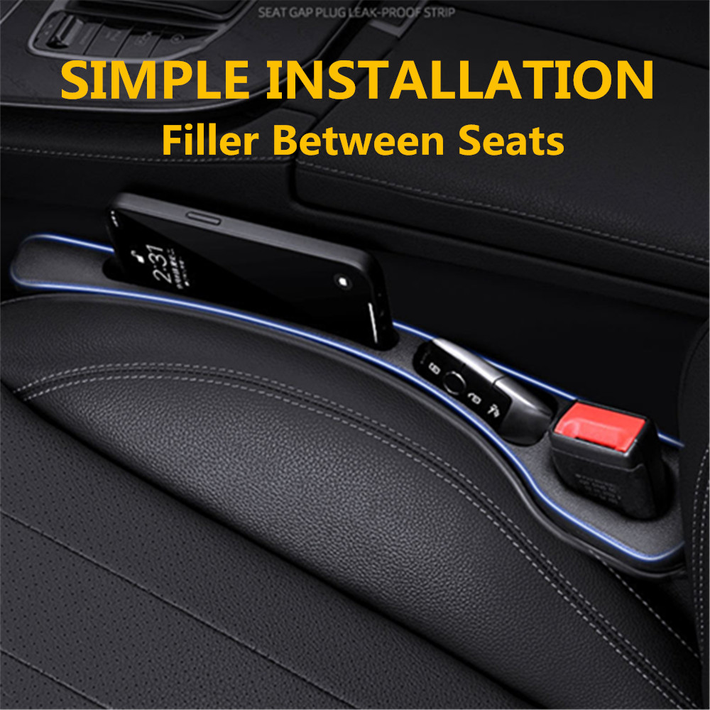 Car Accessories Quirky - 2x Wypełniacz szczeliny między siedzeniami samochodowymi,