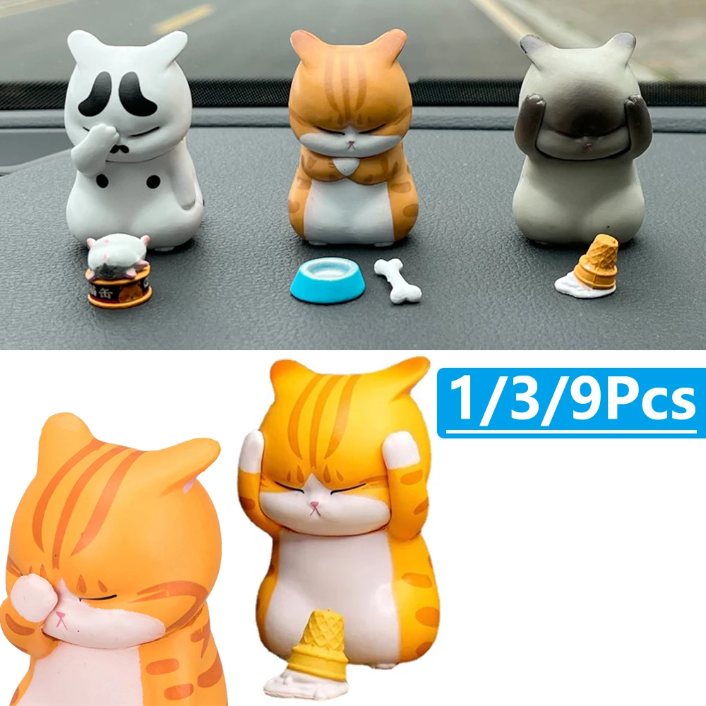 Car Accessories Walmart - 1/9 Kawaii Cat Doll Ornaments Figurki