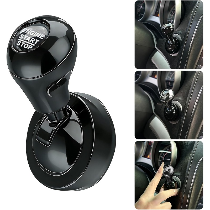 Car Accessories Quirky - Dekoracja Retro Joystick, Przycisk Startu Samochodu