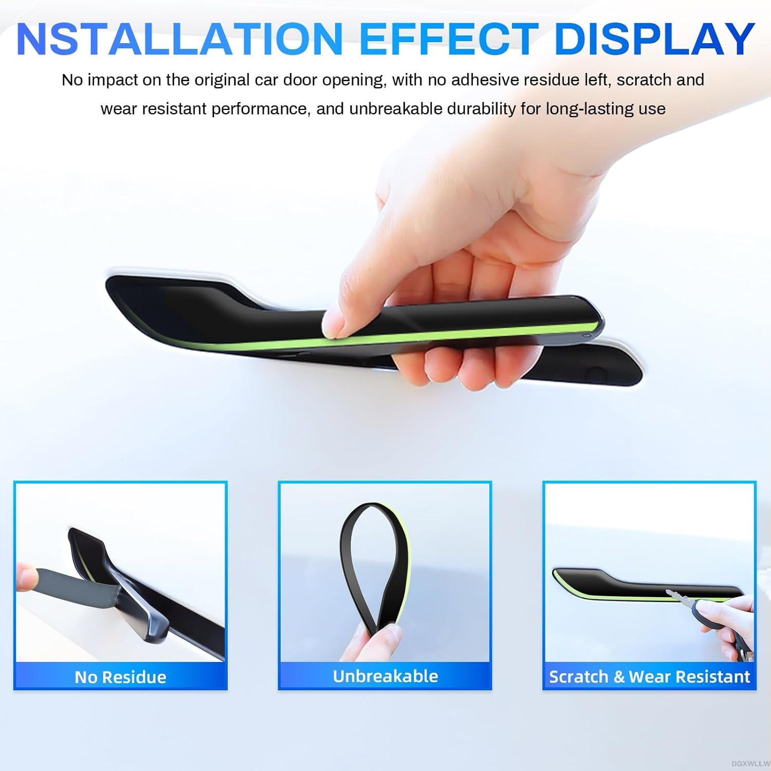 Naklejki na samochód Tesla Mod – Car Door Handle Protector recenzja i cena