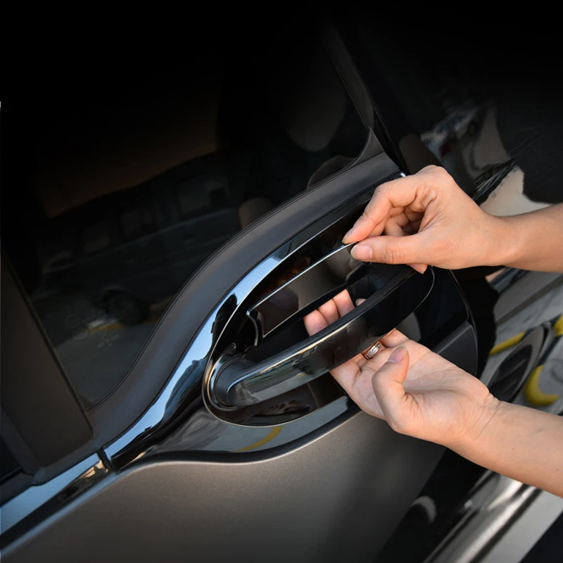 Naklejki ochronne na klamki i  – Car Door Handle Protector recenzja i cena