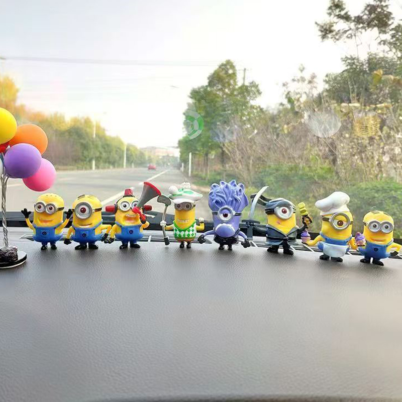 8 szt./1 zestaw 52TOYS Minionk – Car Accessories Walmart recenzja i cena