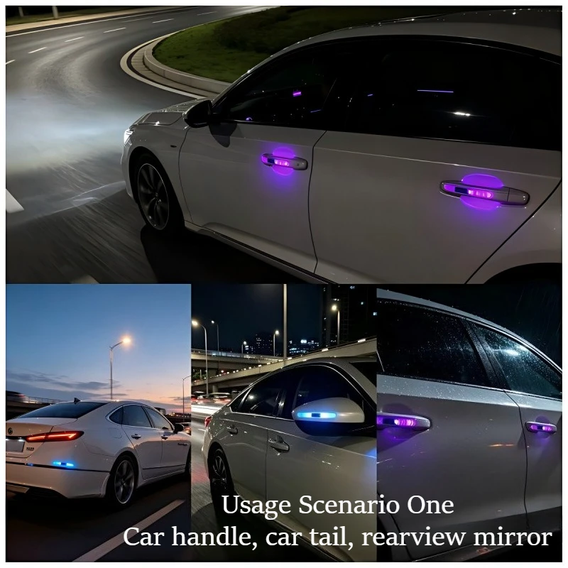 1 szt. Solarna LED Lampa Strob – Car Door Handle Protector recenzja i cena