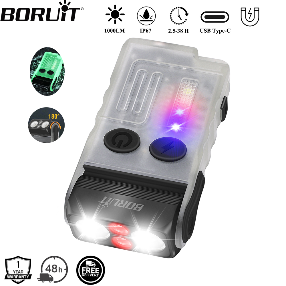 BORUiT V20 Buzzer EDC LED Brel – Led Headlight Bulbs recenzja i cena