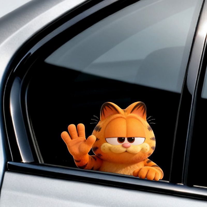 Naklejki Garfield anime kreskó – Car Accessories Quirky recenzja i cena