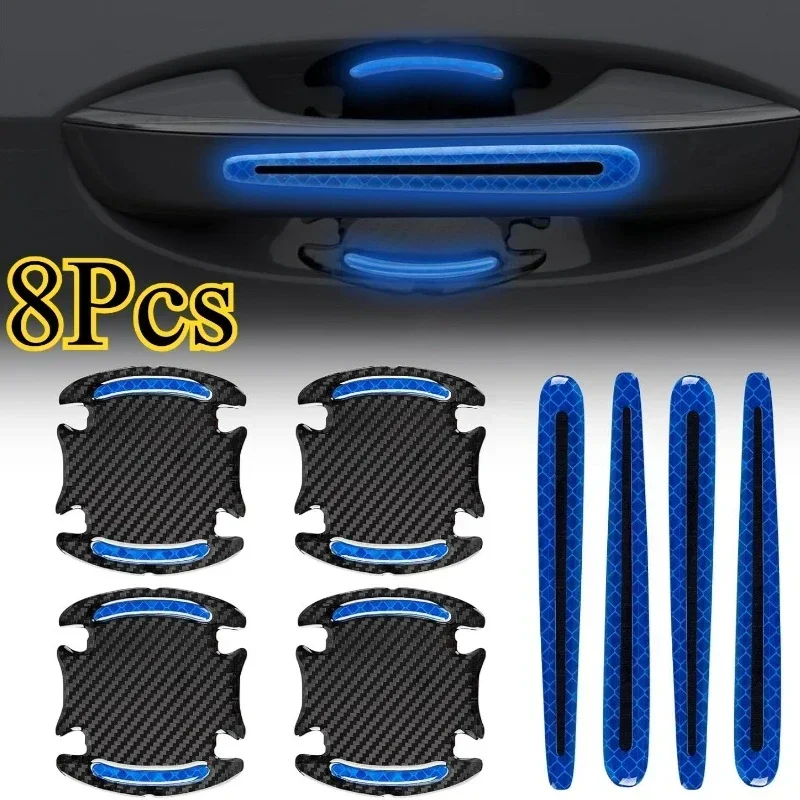 4/8 szt. Odblaskowe naklejki n – Car Door Handle Protector recenzja i cena