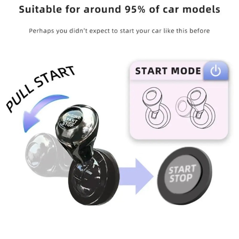 Przycisk uruchamiania samochod – Car Accessories Quirky recenzja i cena